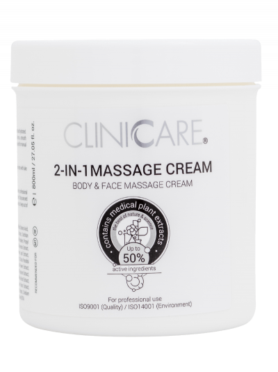 Cliniccare 2 in 1 Massage Cream 800ml