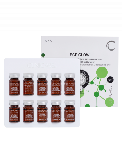 Cliniccare EGF Glow Vial Bottle Box
