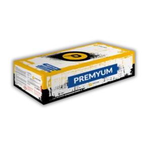 Pryme Premyum – Verbundfeuerwerk F2 mit I-, Z-, Fan- und W-Shape, 1.3G, Gold Willow, Brokatkronen und farbigen Blinksternen