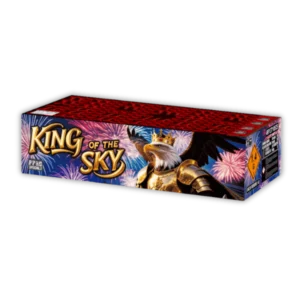 Pyro Specials King of the Sky – Gigantisches Verbundfeuerwerk mit 188 Schuss, maximalem Kaliber und gewaltigen Gold- und Farb-Effekten