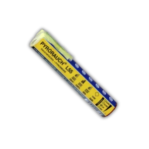 Pyroweb Pyrorauch L55 Gelb (T1) mit 60 Sekunden Brenndauer, 17 g NEM und sehr dichter, starker Rauchentwicklung.