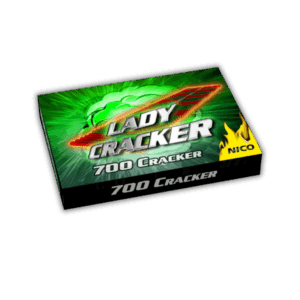Nico Ladycracker 700er F2-Knallketten-Packung (18g NEM) mit 700 Schuss rasanter, schriller Knallfolge.